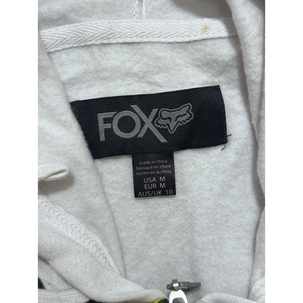 Y2K Fox Racing Rockstar Zip Up Women Hoodie Size M - Picture 9 of 16